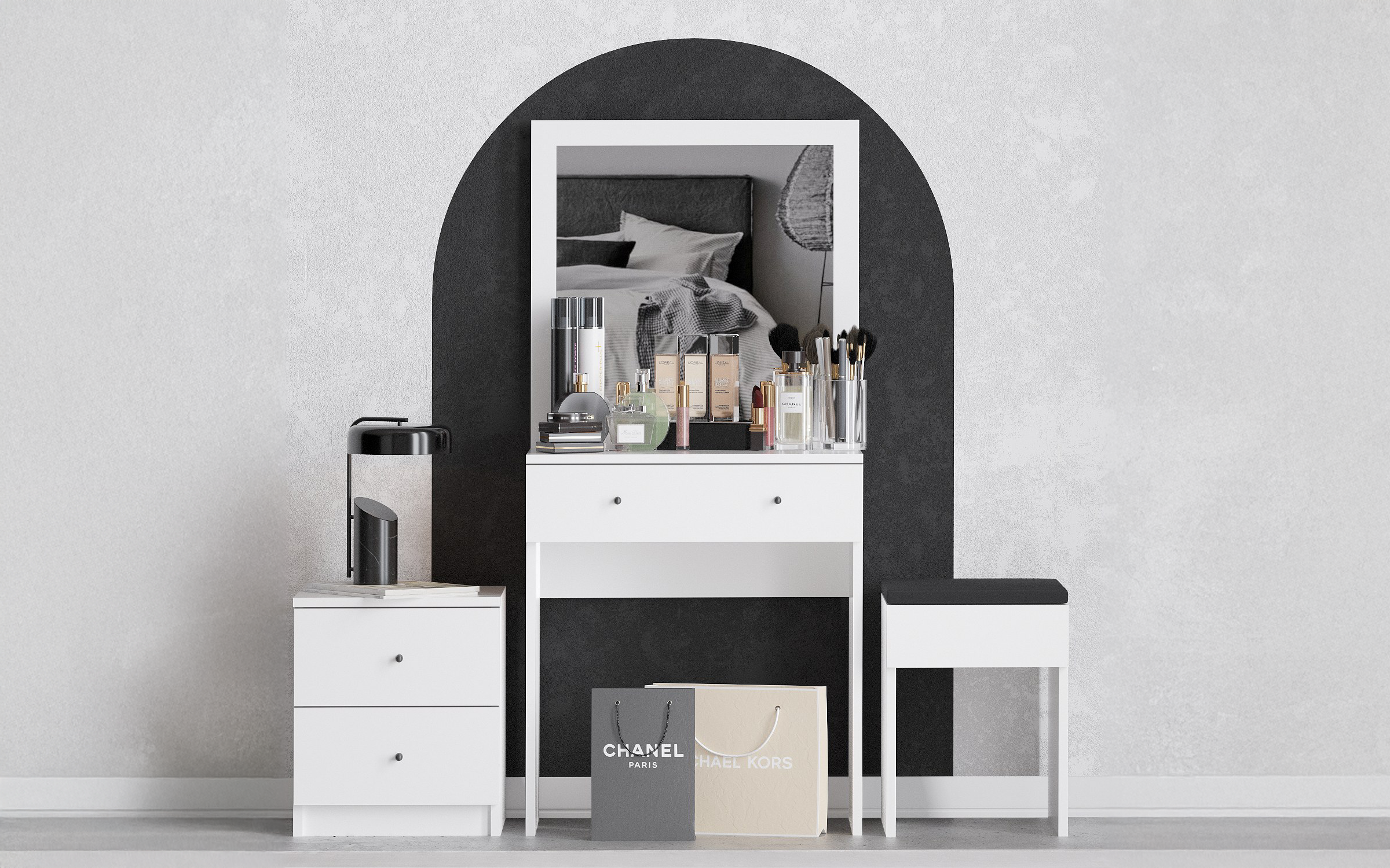 Dressing table Nessie, white  2